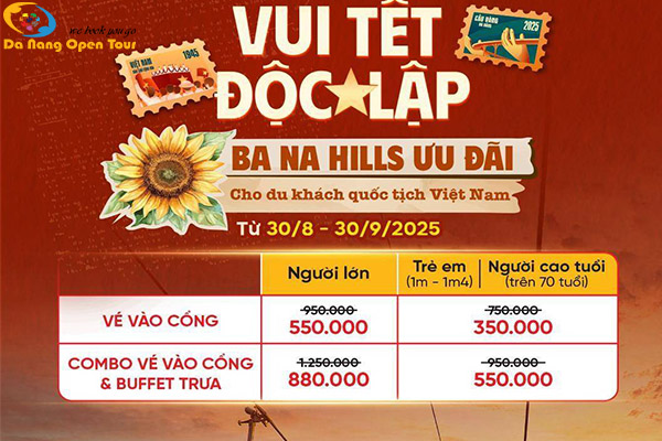 bà nà hill giảm giá du khách việt 
