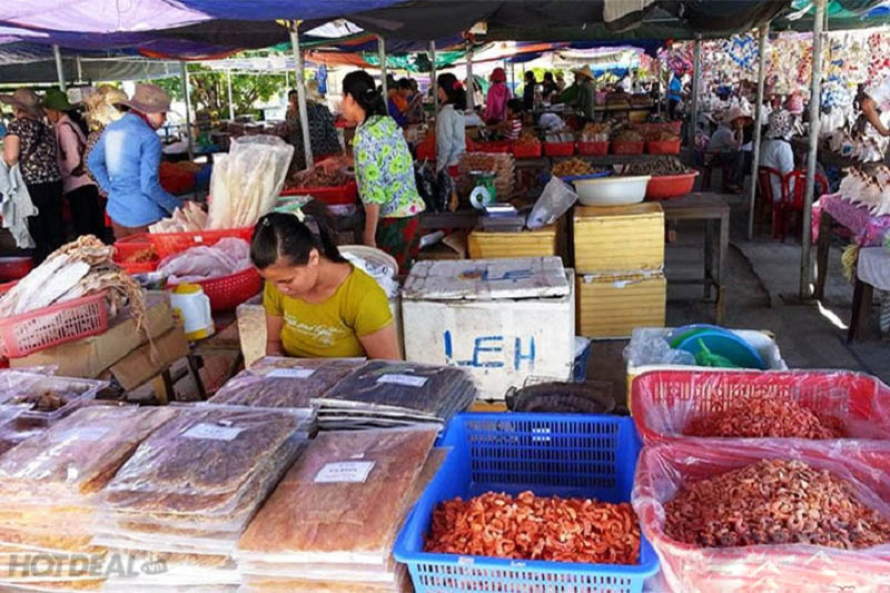 chợ tân hiệp hải sản khô cù lao chàm 