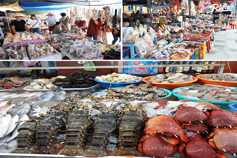 hải sản chợ tân hiệp cù lao chàm 