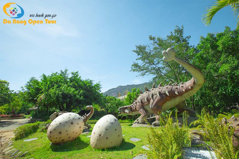 tour núi thần tài 1 ngày công viên khủng long